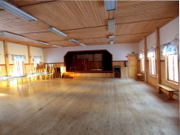 Sali valmiina juhliin